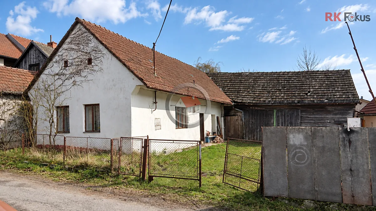 Prodej rodinného domu 51 m², pozemek 1149 m²